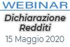 15/05/2020 Webinar Formativo: Dichiarazione Redditi